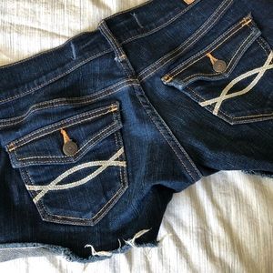 Distressed Jean Shorts